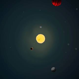 iPhone Solar System wallpaper