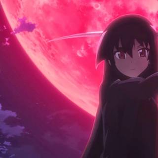 Anime pink aesthetic PS4 wallpaper