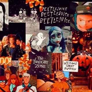 Desktop autumn collage wallpaper