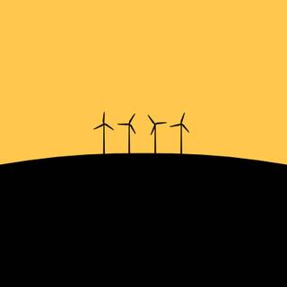 Minimal yellow wallpaper