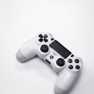 White PS4 aesthetic wallpaper
