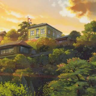 Anime hill wallpaper