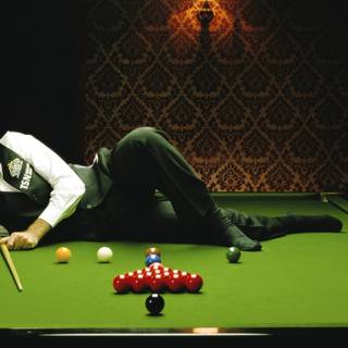 Billiard room wallpaper