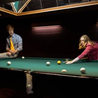 Billiard room wallpaper