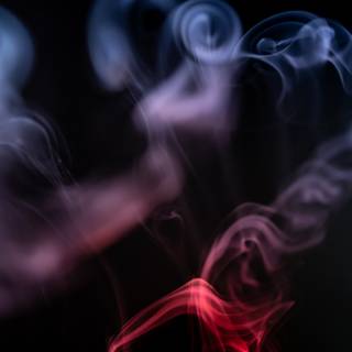 Amoled smoke wallpaper