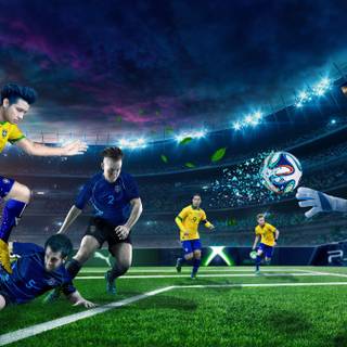 Soccer art wallpaper