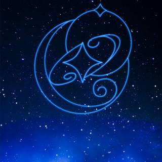 Minimalist Genshin Impact iPhone wallpaper