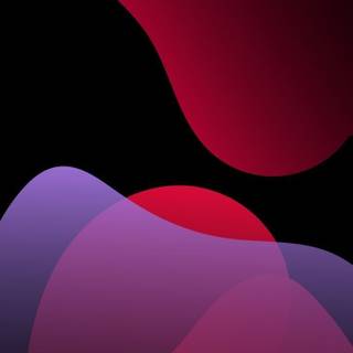 Simple dark iPhone 13 Max wallpaper