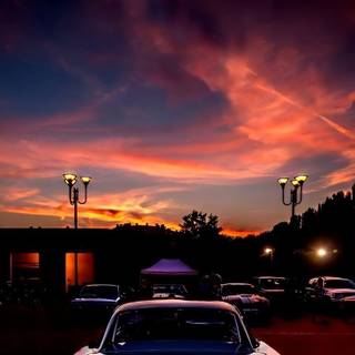 Aesthetic car landscape wallpaper