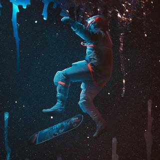 Aesthetic skating low contrast wallpaper