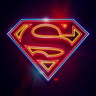 Superman neon wallpaper