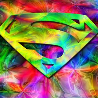 Superman neon wallpaper
