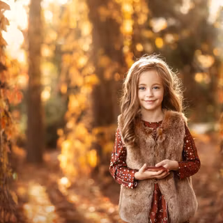 Autumn girl wallpaper