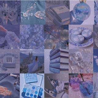 Glaucous blue wallpaper