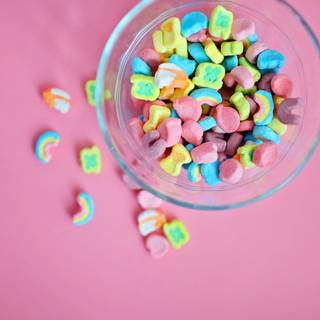 Marshmallows candy wallpaper