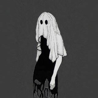 Aesthetic Halloween ghost wallpaper