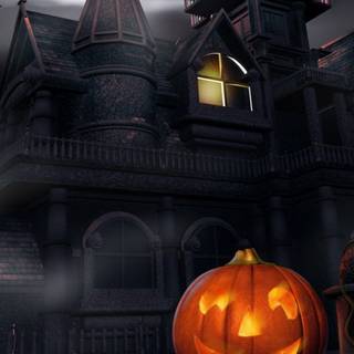 Fall Halloween iPad wallpaper