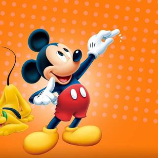 Mickey Mouse autumn wallpaper