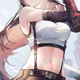 Tifa phone wallpaper