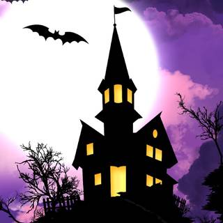 Scary Halloween iPhone wallpaper