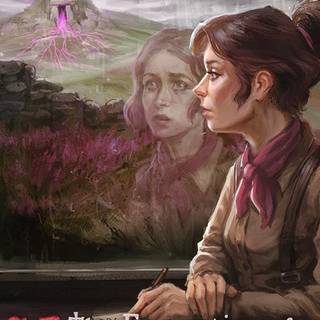 The Excavation of Hob's Barrow wallpaper