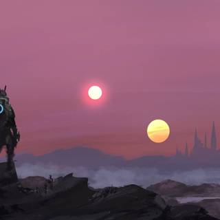 Star Wars sunset wallpaper