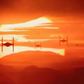 Star Wars sunset wallpaper
