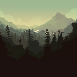 Forest aesthetic PS4 wallpaper