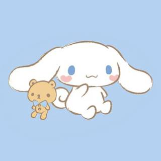 Blue Cinnamoroll Hello Kitty wallpaper
