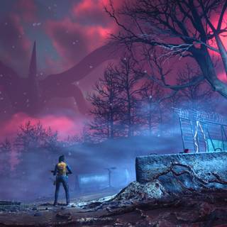 Upside Down Stranger Things wallpaper