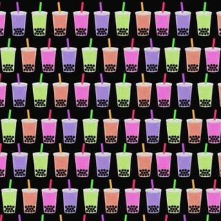 Boba drinks wallpaper