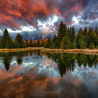 Autumn sky wallpaper