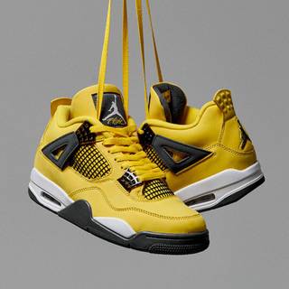 Thunder shoes yellow wallpaper