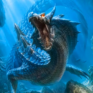 Fire and water dragon wallpaper