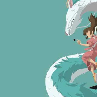 Spirited Away poster wallpaper