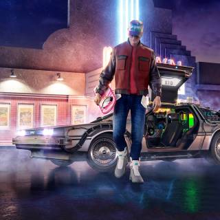 Back To The Future iPhone wallpaper
