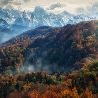 Alps autumn wallpaper