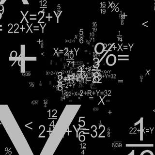 Aesthetic math symbols wallpaper