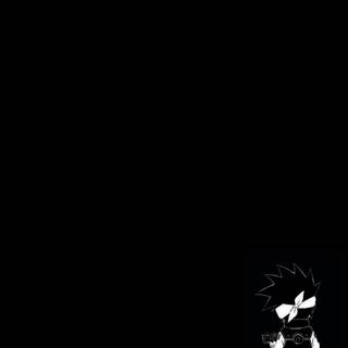 Naruto aesthetic black wallpaper