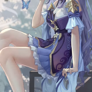 Genshin Impact HD Keqing wallpaper