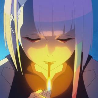 Lucy art Cyberpunk Edgerunner wallpaper