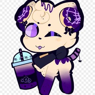 Halloween Boba wallpaper