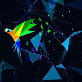 Linux Parrot wallpaper