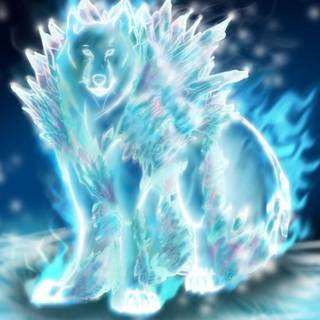 Element wolf wallpaper