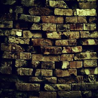 Gold brick wallpaper