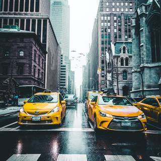 Yellow cab wallpaper