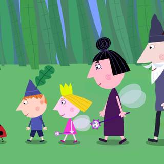 Nanny Plum wallpaper