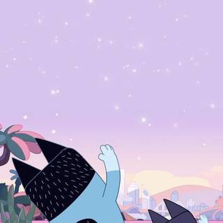 Bandit Bluey wallpaper