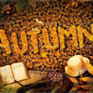 Autumn design wallpaper