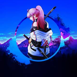 Anime girl Zero Two wallpaper